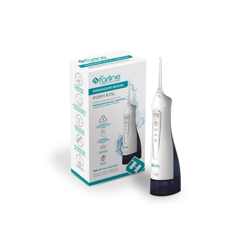 IRRIGADOR BUCAL FARLINE PORTATIL 1 UNIDAD